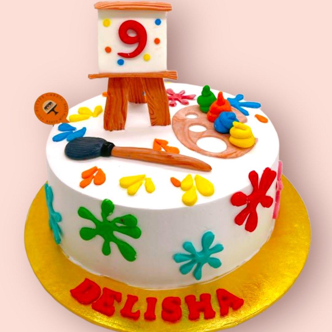 Top more than 73 artist palette birthday cake best - awesomeenglish.edu.vn