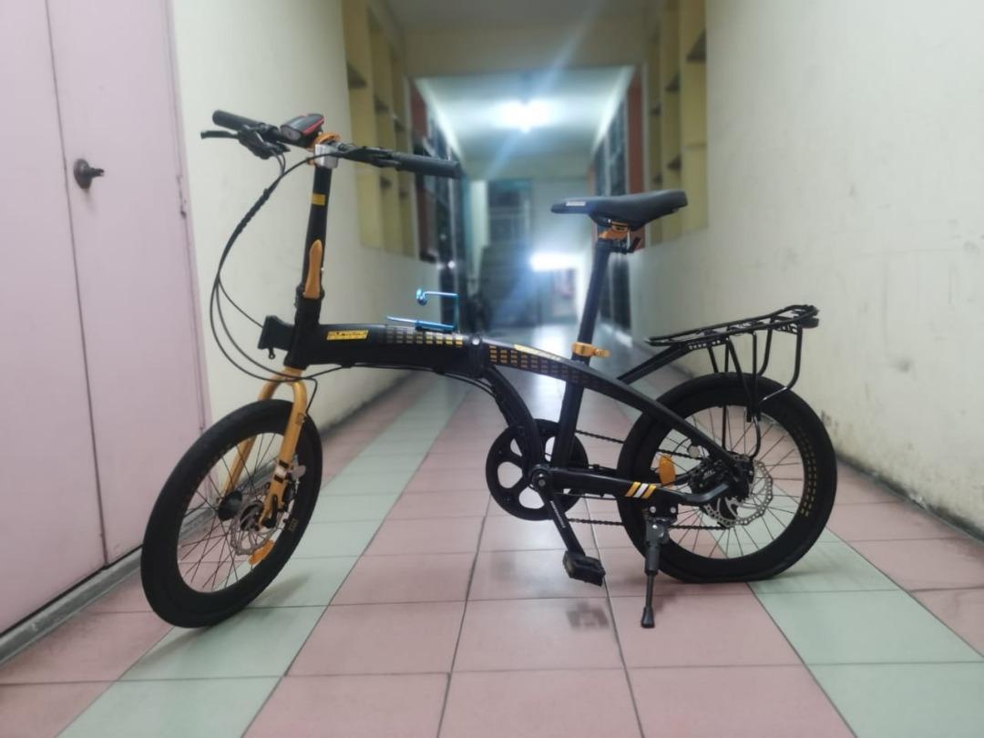 Preloved folding on sale bike