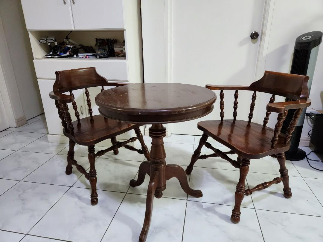 Preloved Vintage 36year old coffee table set, Furniture & Home Living