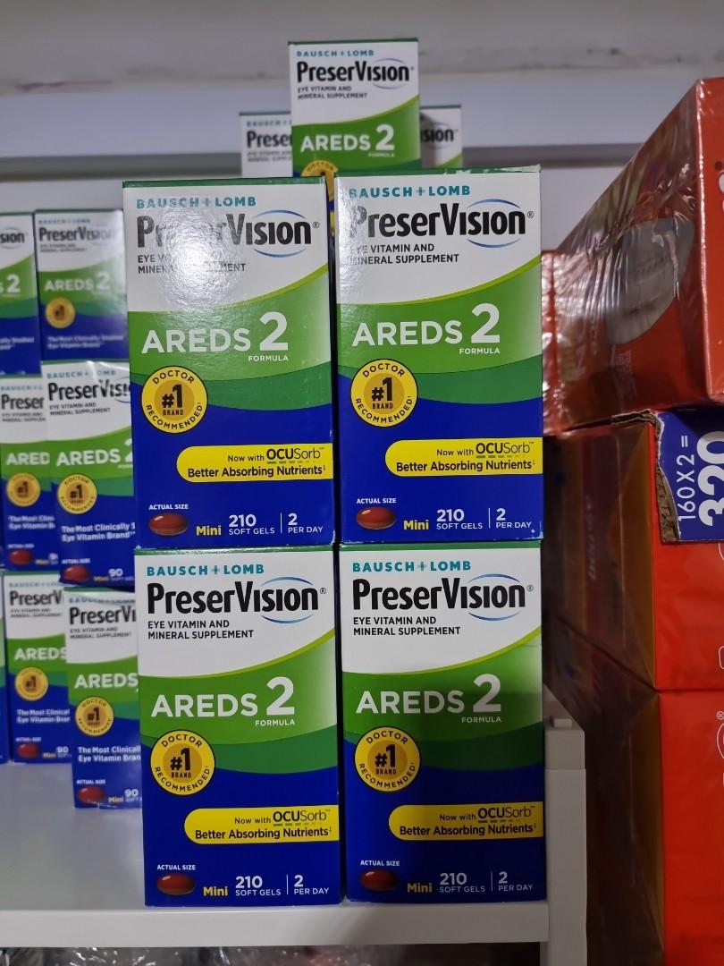 PreserVision Areds 2 , 210 softgel, Health &amp; Nutrition, Health ...