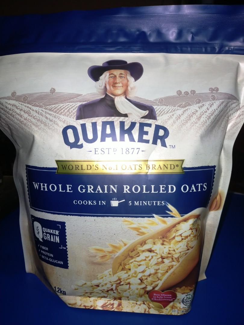 Quaker Oats 1.2 kg, Food & Drinks, Packaged & Instant Food on Carousell