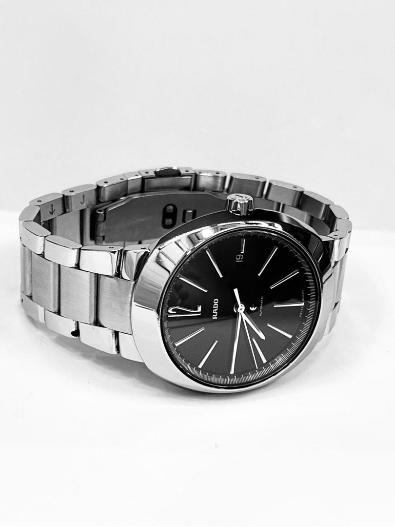 Rado D Star XL Carbon Steel Automatic Watch W0736 Men s Fashion