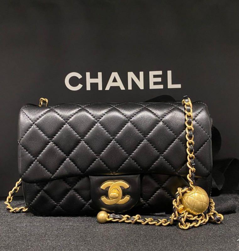 Chanel Rect Flap Pearl Crush Bag 22B, Luxury, Bags & Wallets on Carousell