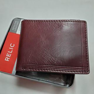 Relic by Fossil Men's Leather Wallet 防RFID 男裝真皮銀包 *多色可訂* 附送禮盒 全新現貨正品 生日禮物 男朋友禮物