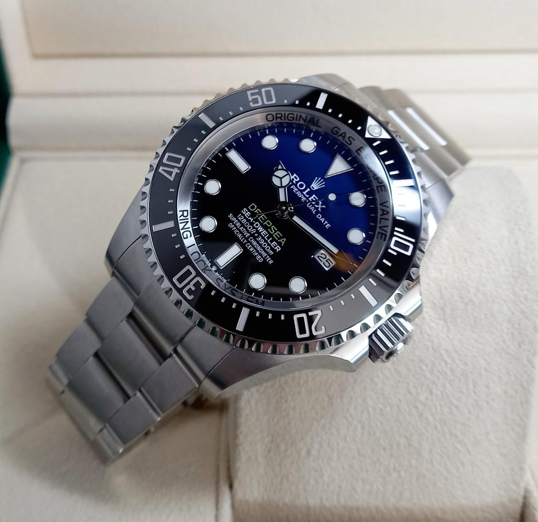 Rolex deepsea blue new arrivals discontinued
