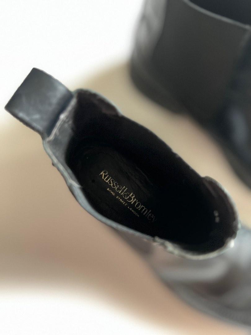 Black chelsea boots deals womens russell and bromley