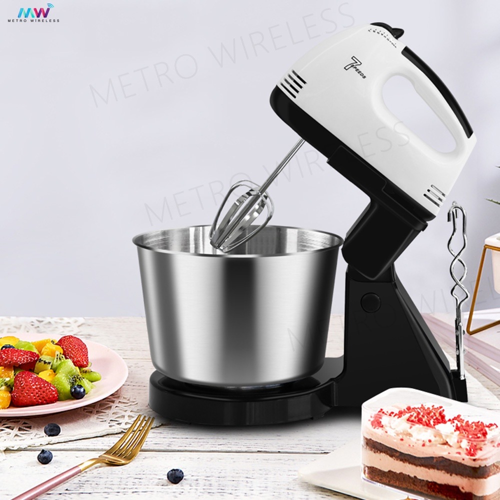 Electric hand deals mixer with stand
