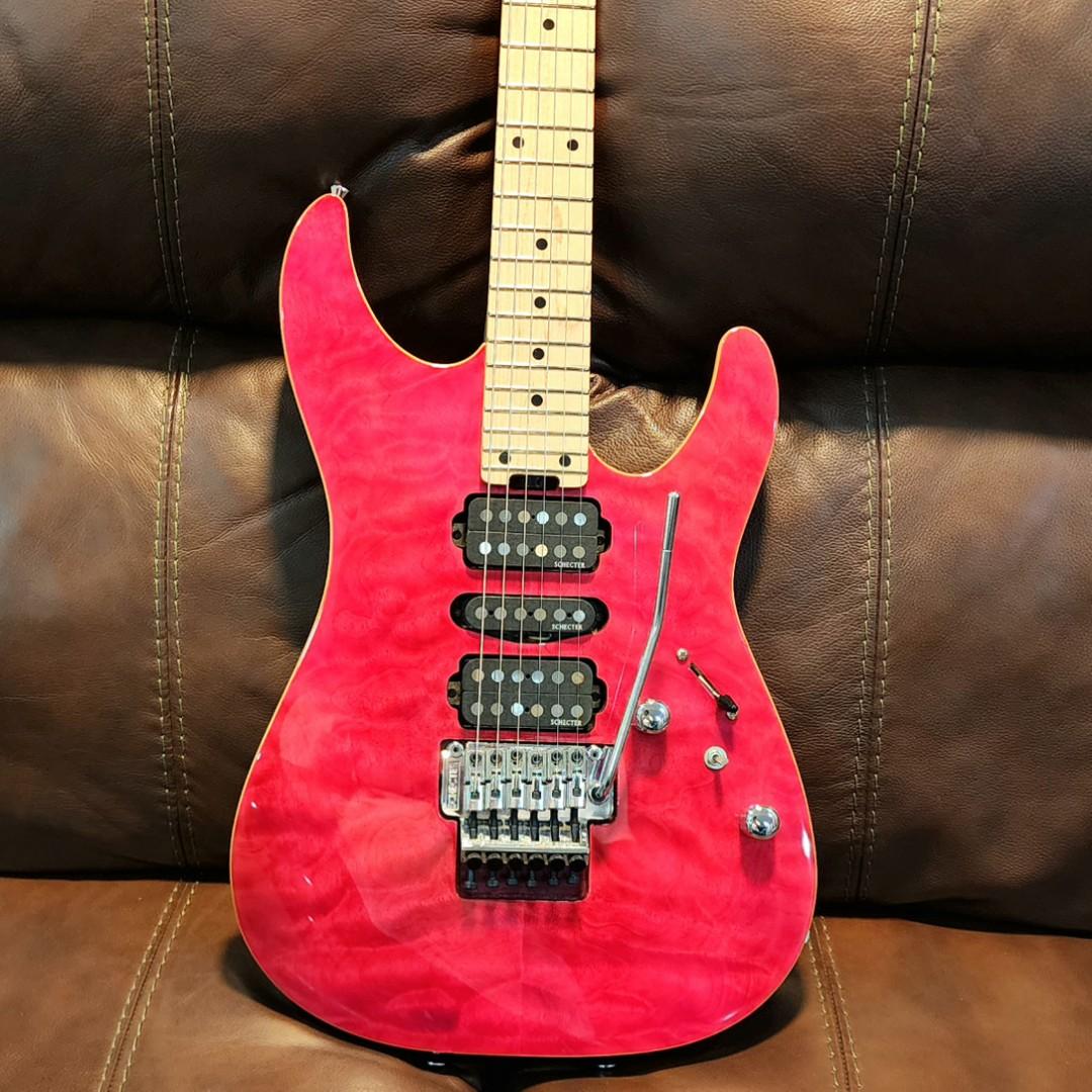 Schecter Japan NVIII24AL Electric Guitar WTS WTT, Hobbies & Toys