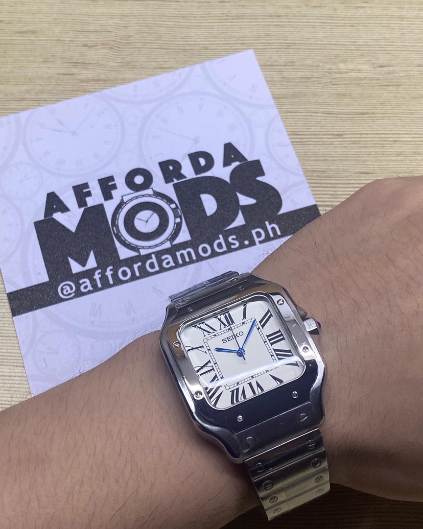Seiko Cartier Santos (MOD/Customized), Men