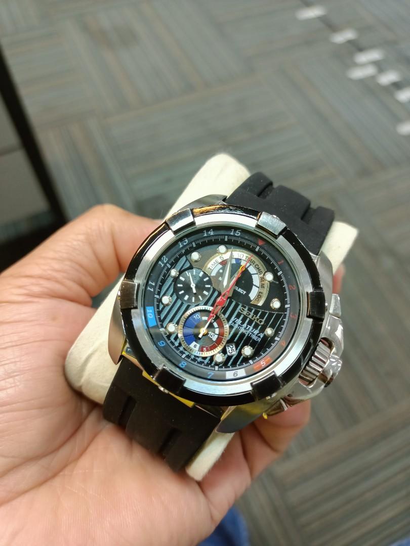 Seiko Velatura SPC007P1 Chronograph Yacht Timer Men s Japan Quartz
