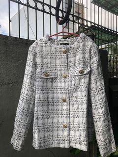 Shein Curve Chanel Inspired Tweed Jacket