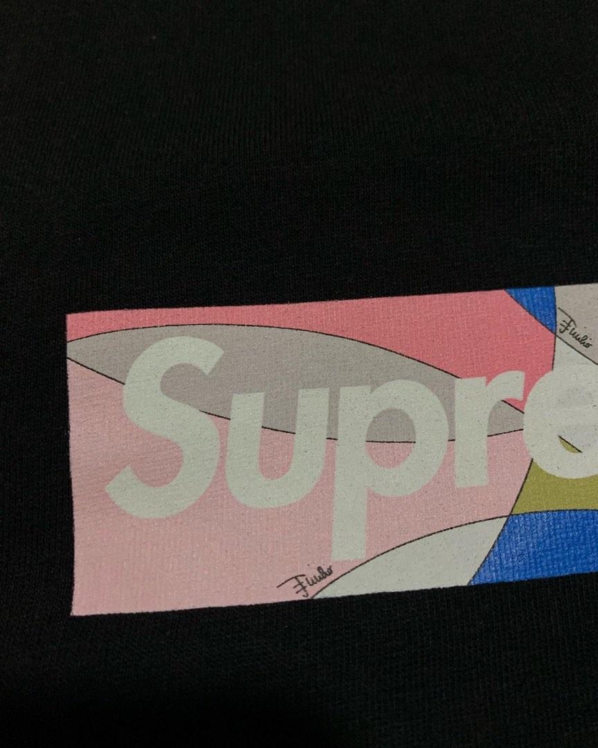 Supreme x Emilio Pucci Box Logo Crew Neck T-Shirt