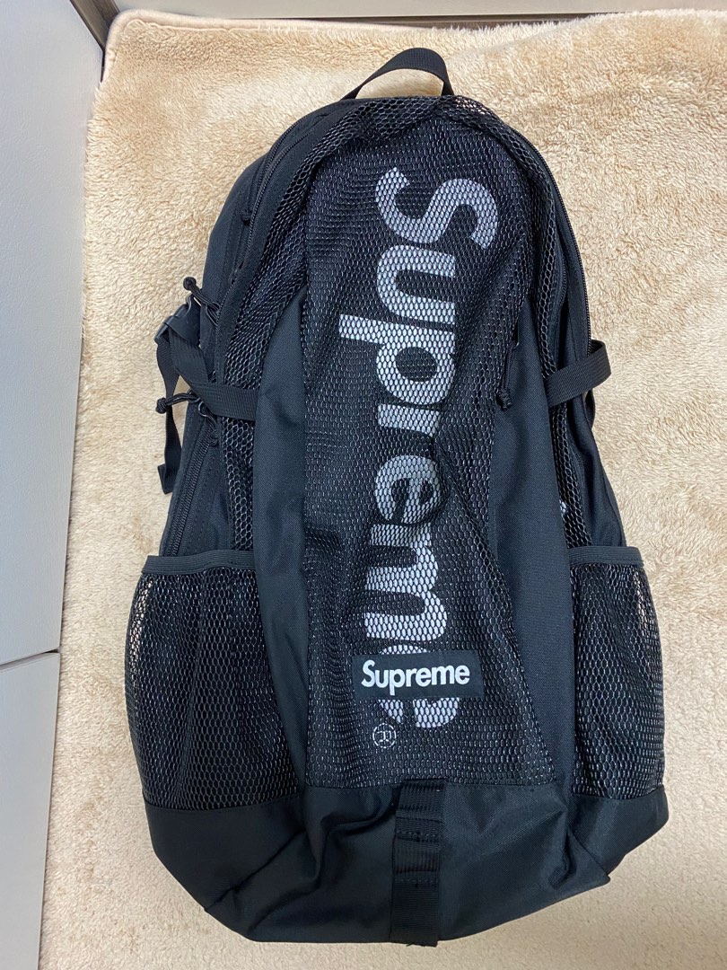 Supreme ss20 Backpack Black, 男裝, 袋, 背包 Carousell