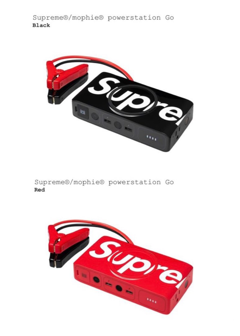 Supreme mophie powerstation wireless XL - スマホ・タブレット・パソコン
