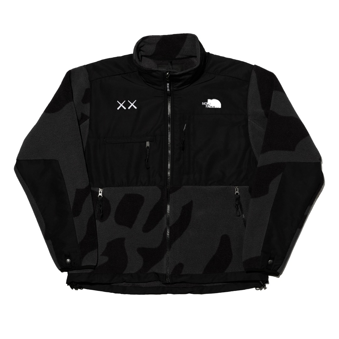 The North Face x KAWS Retro 1995 Denali Jacket (Black), Men's Fashion