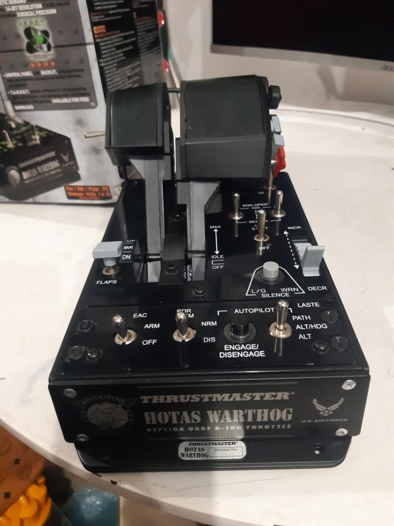 Thrustmaster Hotas Warthog, Video Gaming, Video Game Consoles, Others ...