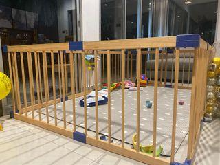 Toddler jolly baby wooden Playpen