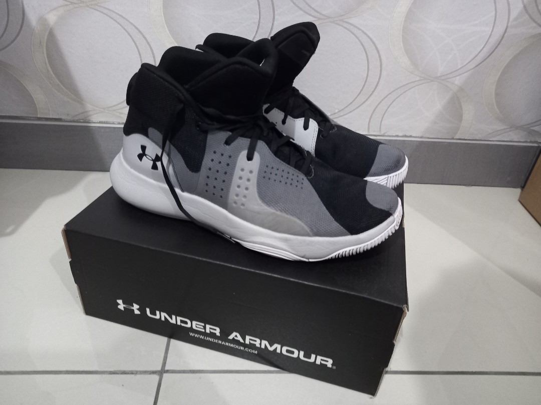 under armour basketball shoes 2022 black and white