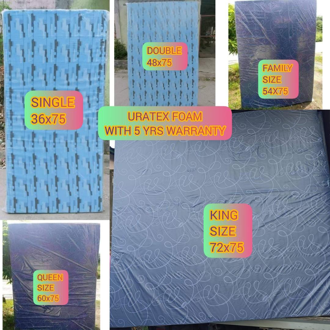 Uratex foam shop family size