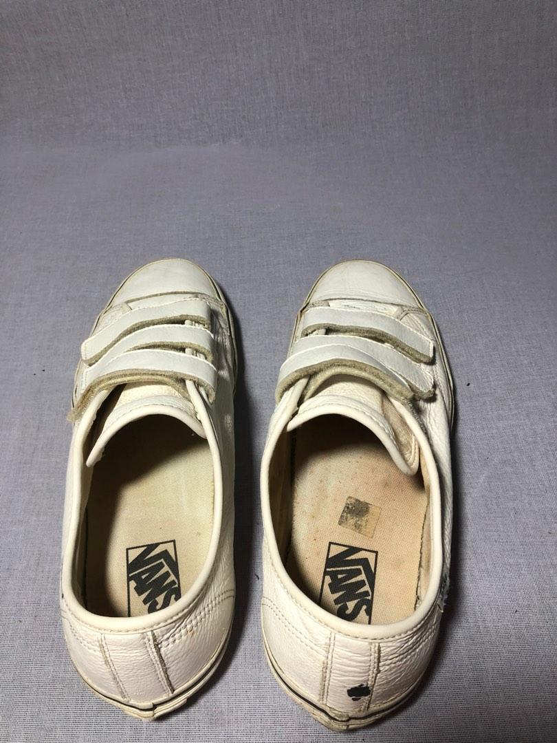 vans leather velcro