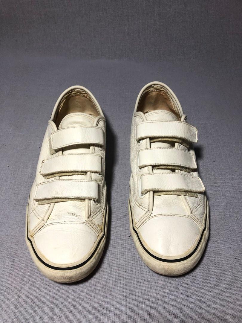 Vans outlet leather velcro