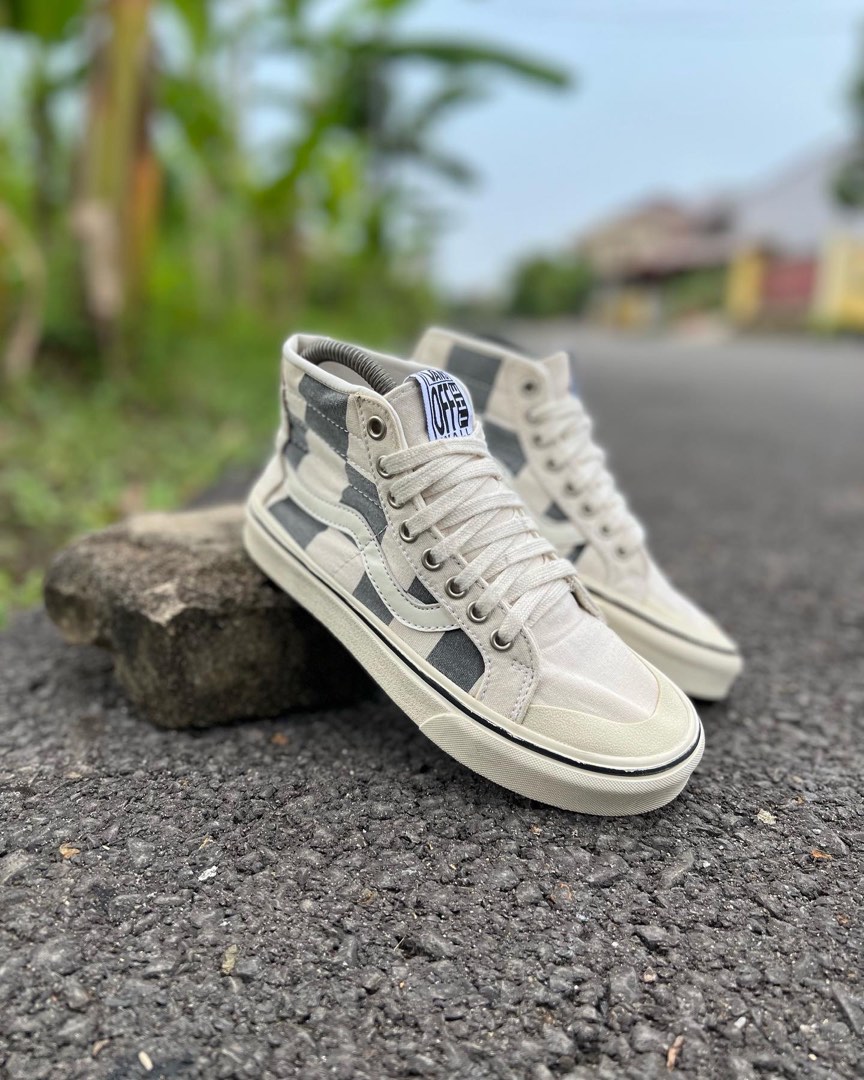 Vans mega check sk8 hi hotsell
