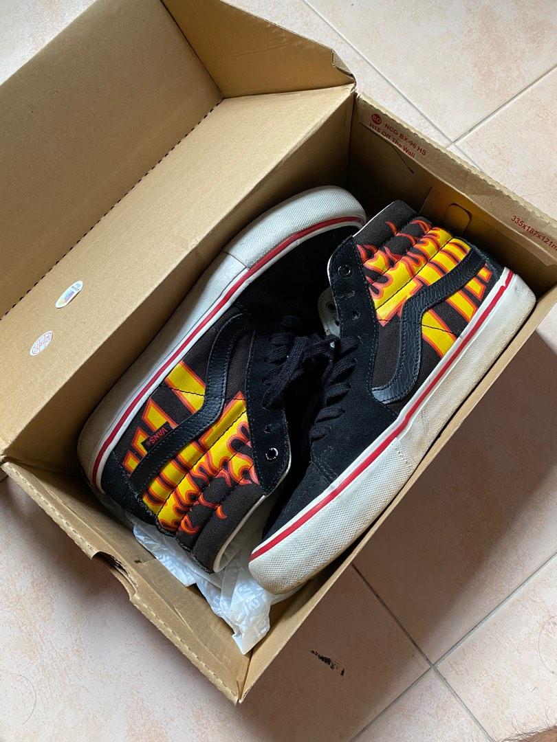 Tenis vans top x thrasher