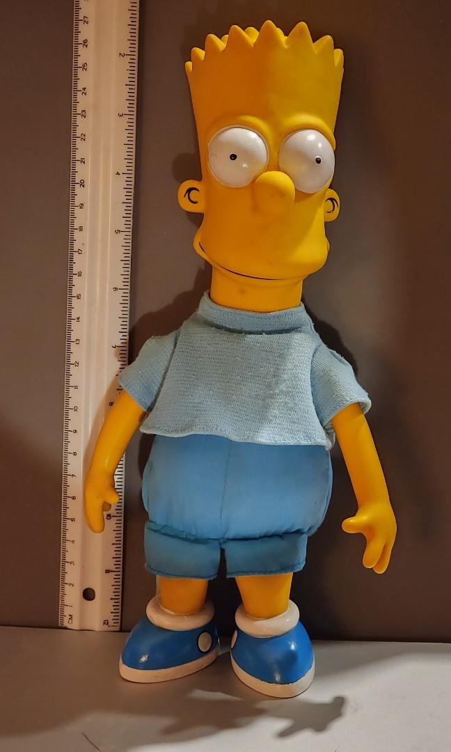legs 12" arms The Simpsons toy 1990 BART figure with soft body and hard head 