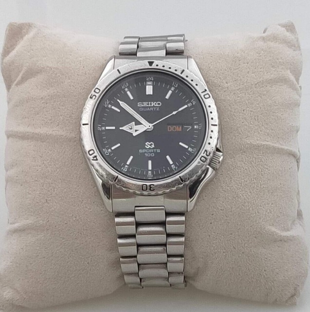 Vintage SEIKO Quartz SQ Sport 100 8229-6000., Luxury, Watches on Carousell