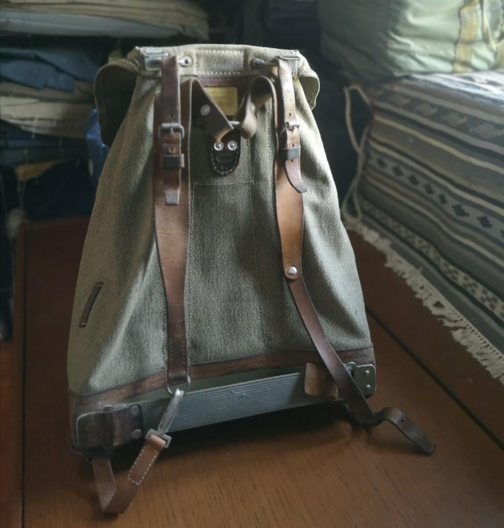 Vintage Swiss army backpack Nigel RRL McCoy's freewheeles Tcb warehouse
