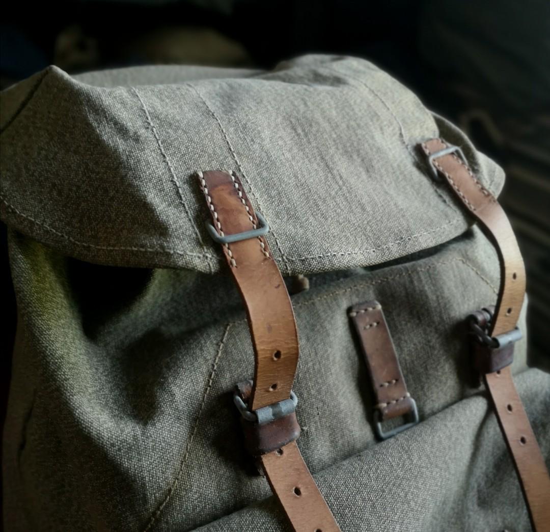 Vintage Swiss army backpack Nigel RRL McCoy's freewheeles Tcb warehouse