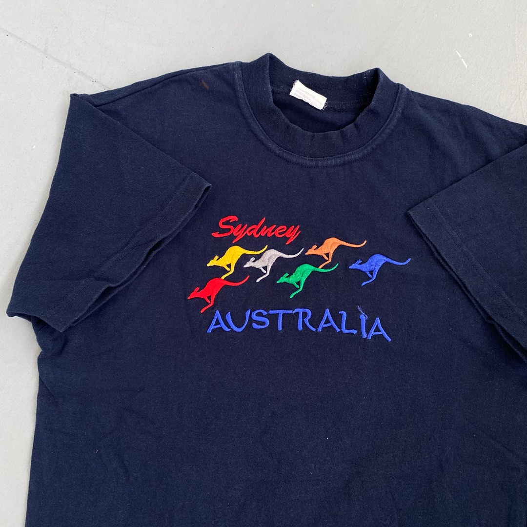 Vintage Sydney Australia Embroidered Y2K Baby Top Tshirt, Women's
