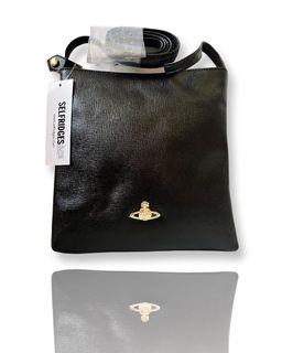 VIVIENNE WESTWOOD 100% Cow Leather Victoria Square Crossbody