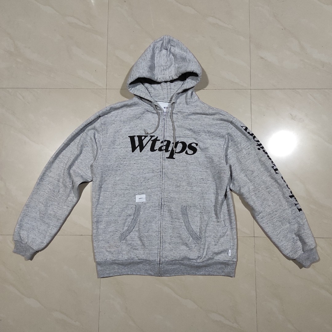WTAPS AW18 Zip up Hoodie Second Jaket Sweatshirt Japan Street wear Preloved  #mauhp
