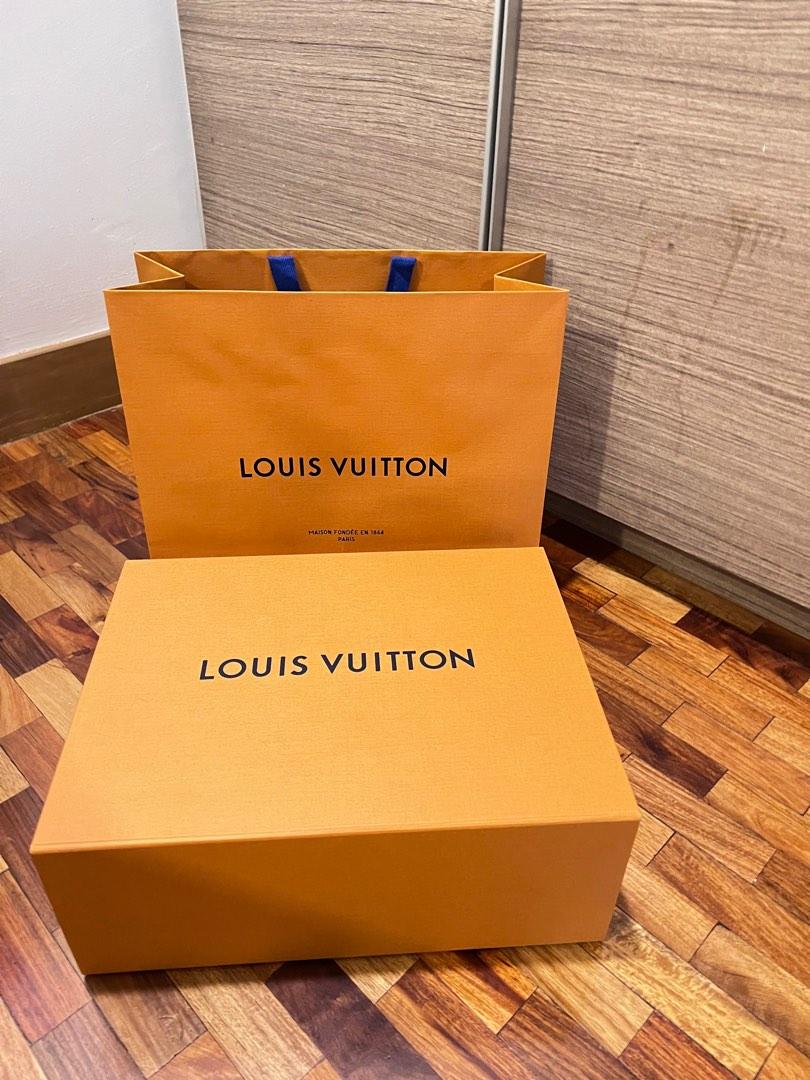 LV 100% Authentic Gift Bag Wallet Box Paper Bag, Luxury, Bags & Wallets on  Carousell