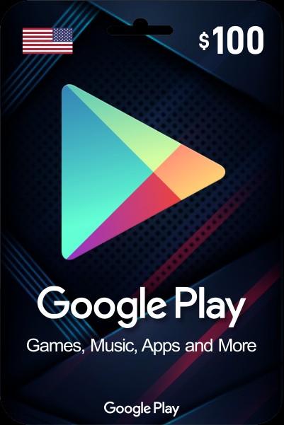 100 USD GooglePlay Playstore Giftcard, Tickets & Vouchers ...