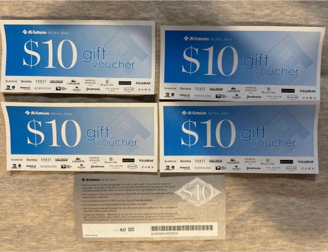 10 Al Futtaim Retail Vouchers ( Zara, Pull & Bear, etc), Tickets & Vouchers, Vouchers on Carousell