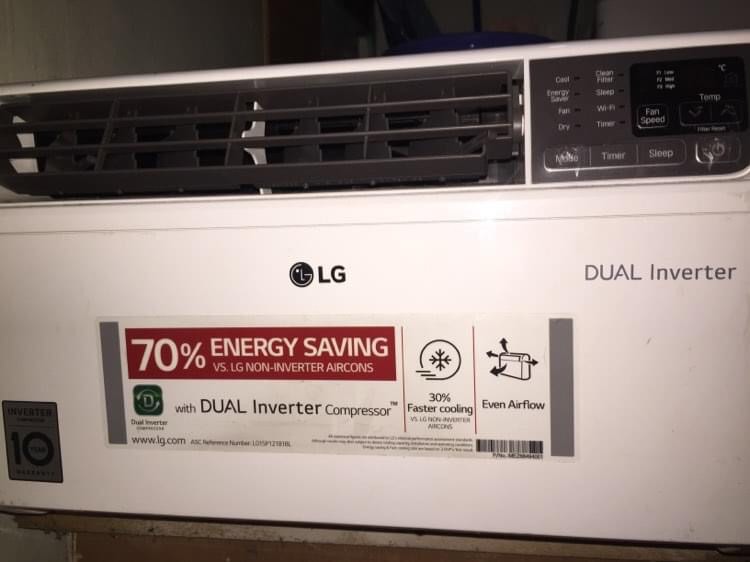 1hp dual inverter Lg, TV & Home Appliances, Air Conditioning and ...