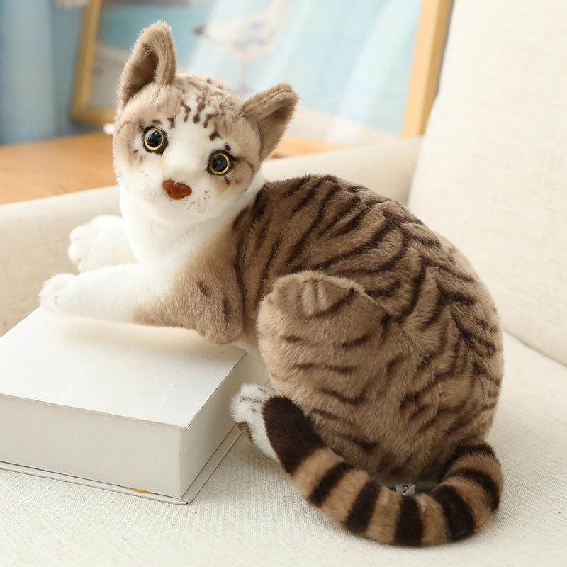 Realistic kitten stuffed animal online