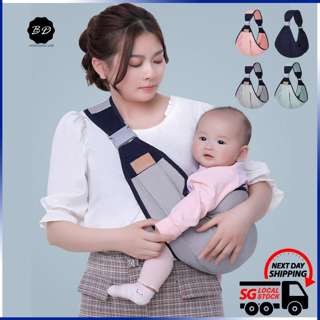 2 Way Baby Carrier 0 to 36 Months Infant Baby Sling Toddler Side Sling Carrier Up to 20kg
