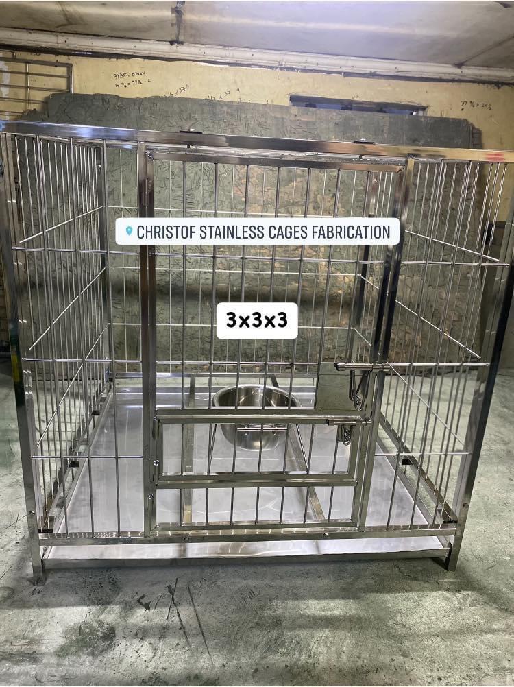 Dog cage on sale fabrication