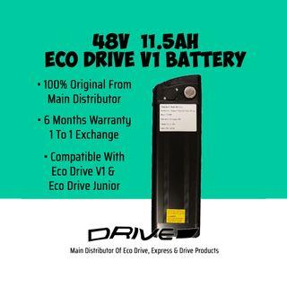 48V 15Ah Eco Drive & Junior Battery replacement extra battery pab ebike parts electric bicycle