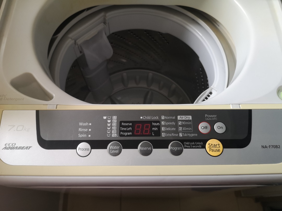 7kg Panasonic NAF70B2 washing machine, TV & Home Appliances, Washing
