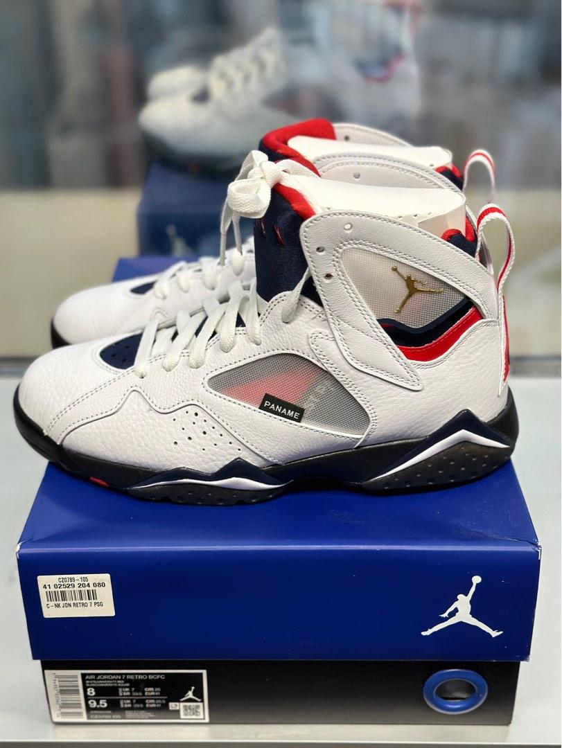 全新Air Jordan 7 retro BCFC Paris, 男裝, 鞋, 波鞋- Carousell