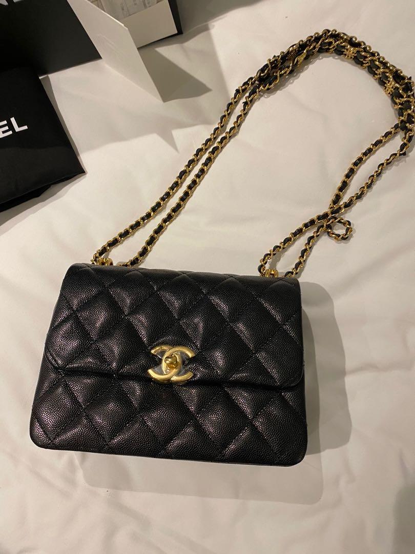 ✨ FULL SET 20CM Chanel 22K Mini flap Coco First Bag ✨, Luxury