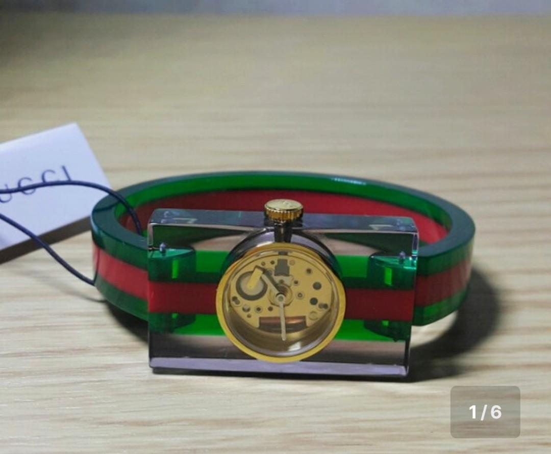Gucci plexiglass outlet watch review