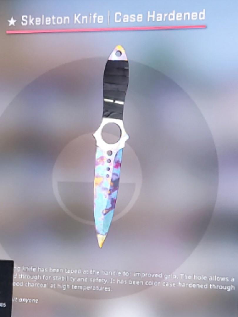Skeleton Knife Case Hardened, Video Gaming, Gaming Accessories, In