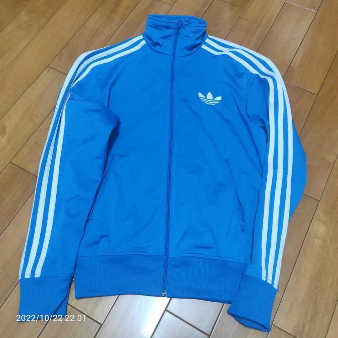 adidas originals 藍色運動外套Firebird Track Top, 他的時尚, 外套及