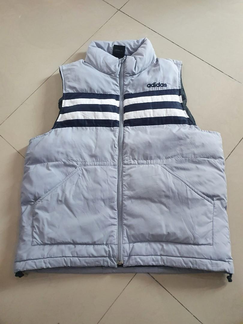 ADIDAS Puffer Vest Authentic, Women's Fashion, Coats, Jackets and Outerwear on Carousell