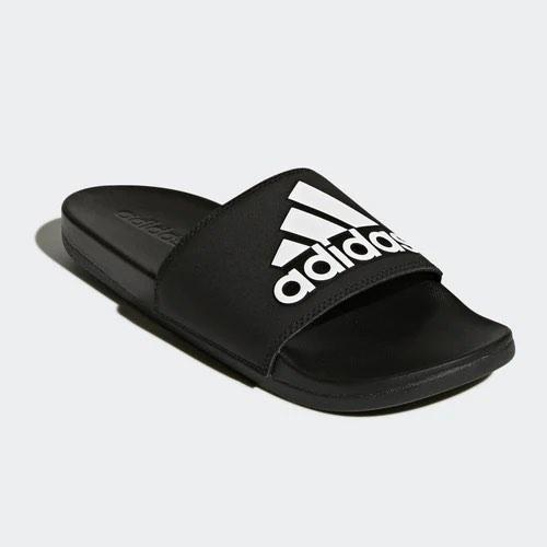 White adidas cheap flip flops mens
